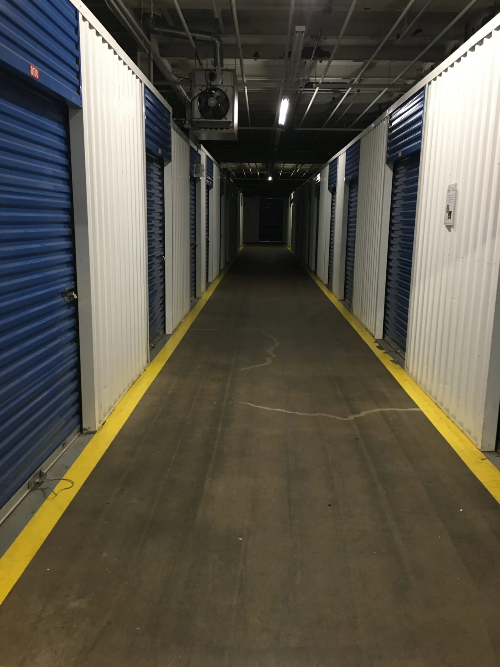 Indoor units at Compass Self Storage.