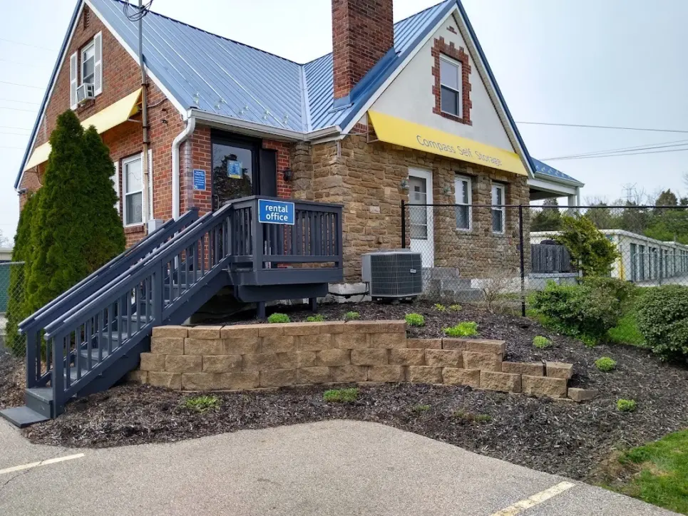 Rental office at Compass Self Storage.