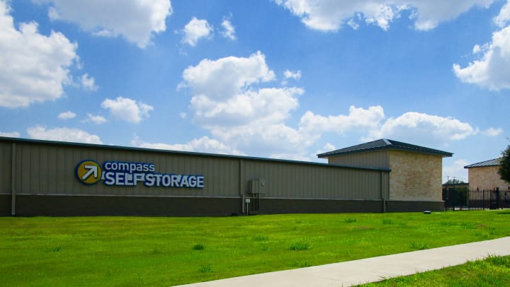 Compass Self Storage facility in Fate, Texas.