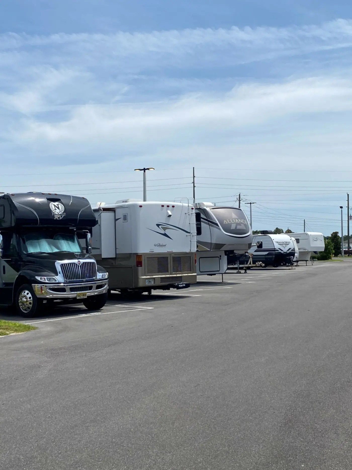 RV Parking at Compass Self Storage.