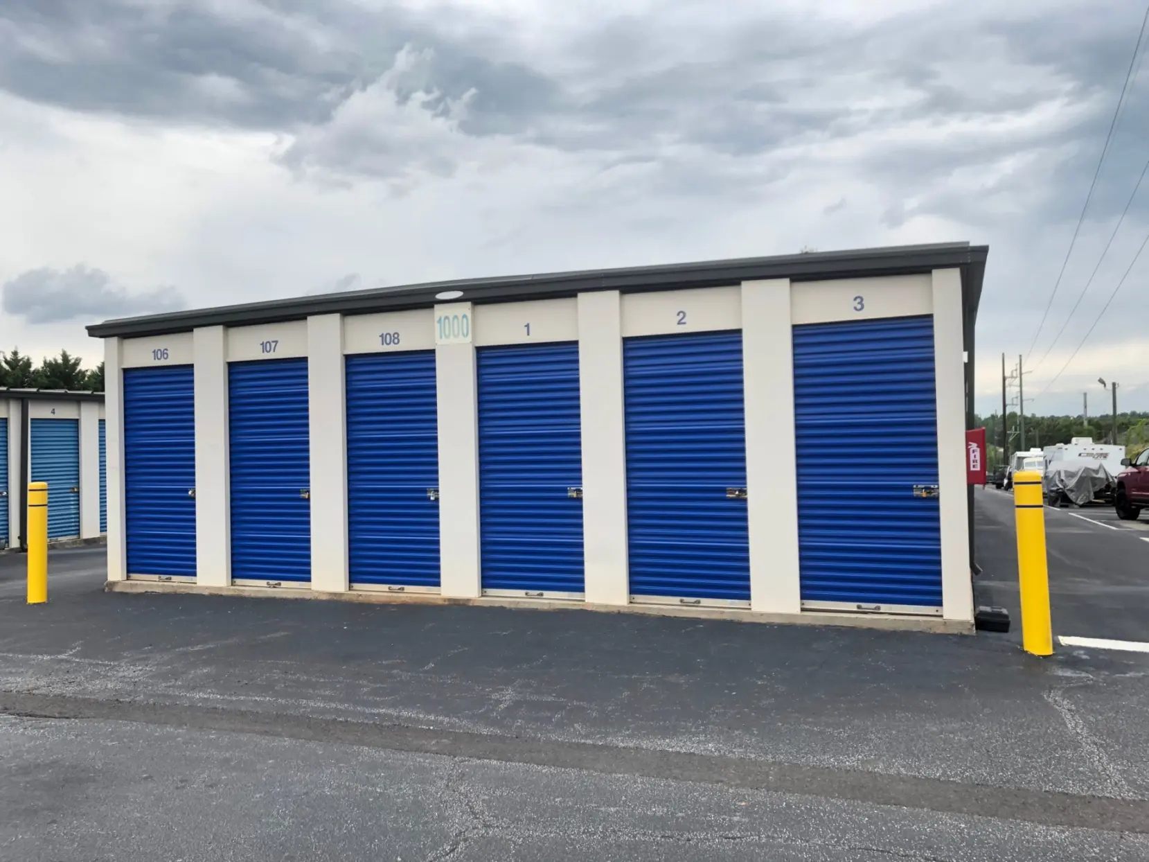 Personal outdoor storage unit.