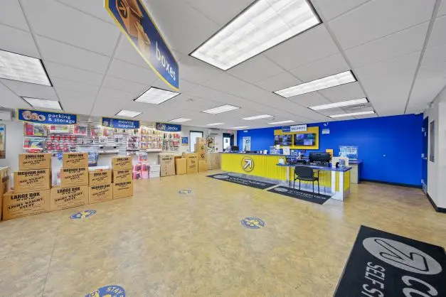 Packing and storage supplies at Compass Self Storage.