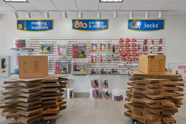 Packing supplies at Compass Self Storage.