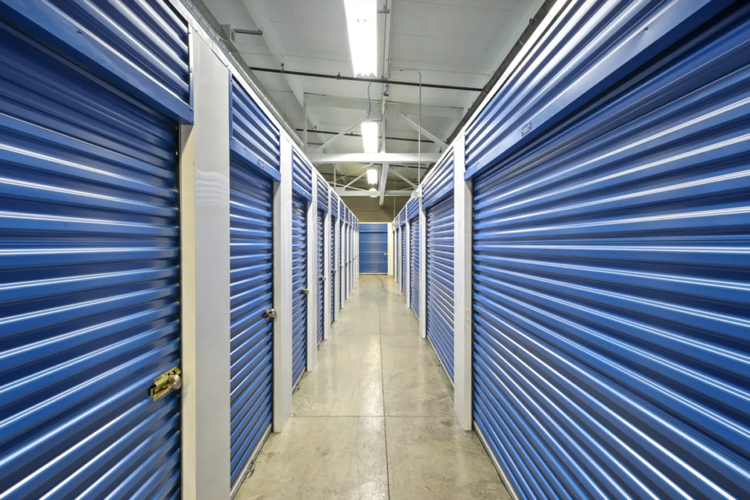 Indoor units at Compass Self Storage.