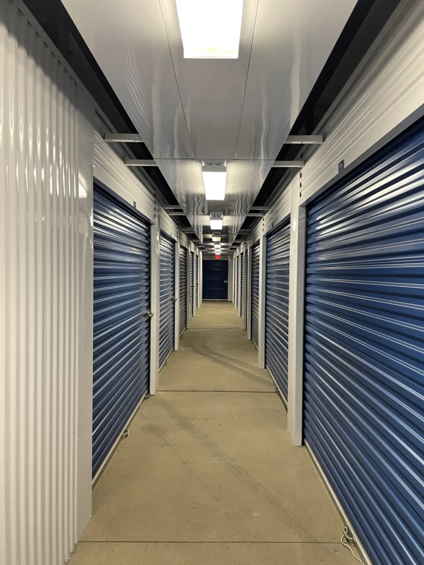 Indoor units at Compass Self Storage.