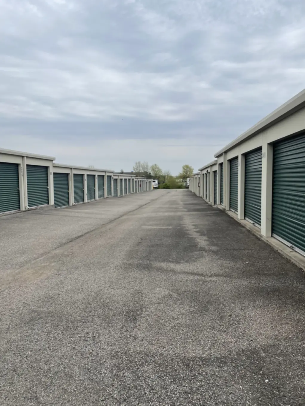 Northside Drive outdoor storage units.