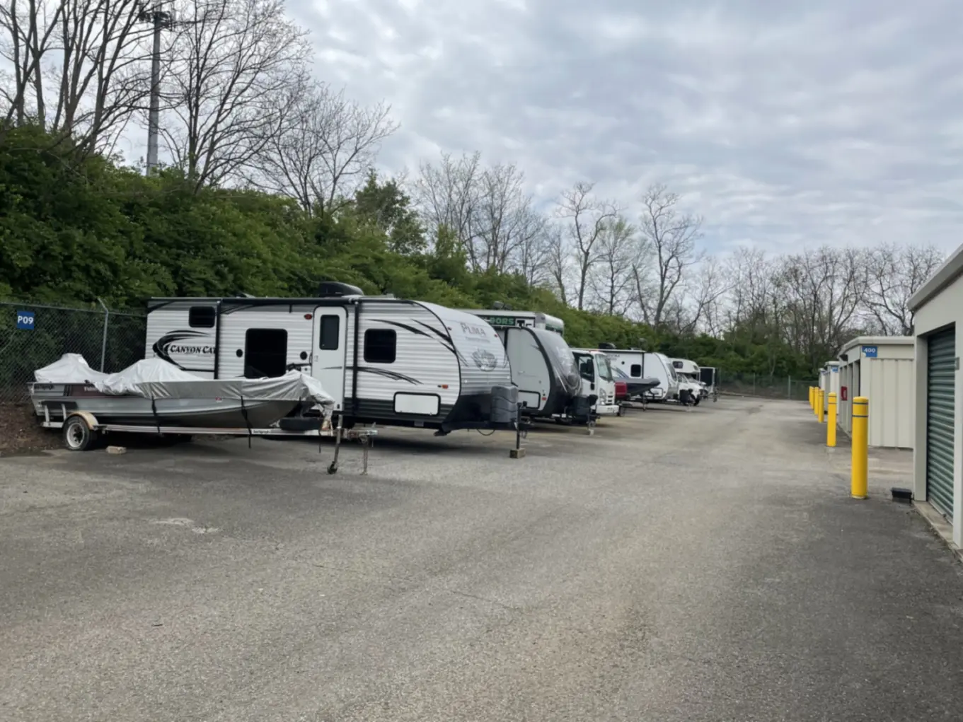 Hebron outdoor parking.