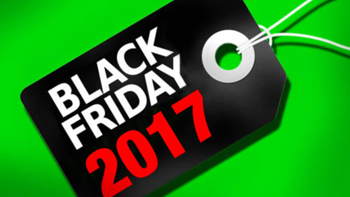 Graphic of 2017 Black Friday item tag.