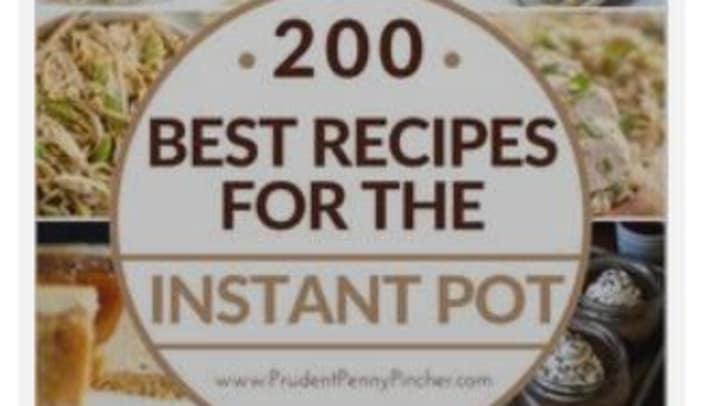 200 recipes for an Instant Pot from Prudent Penny Pincher.