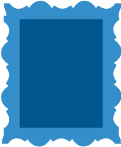 Graphic of a picture frame.