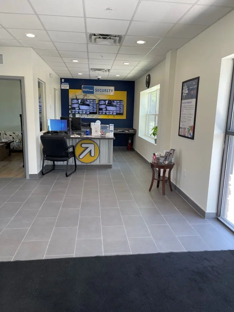 Front desk at Compass Self Storage.