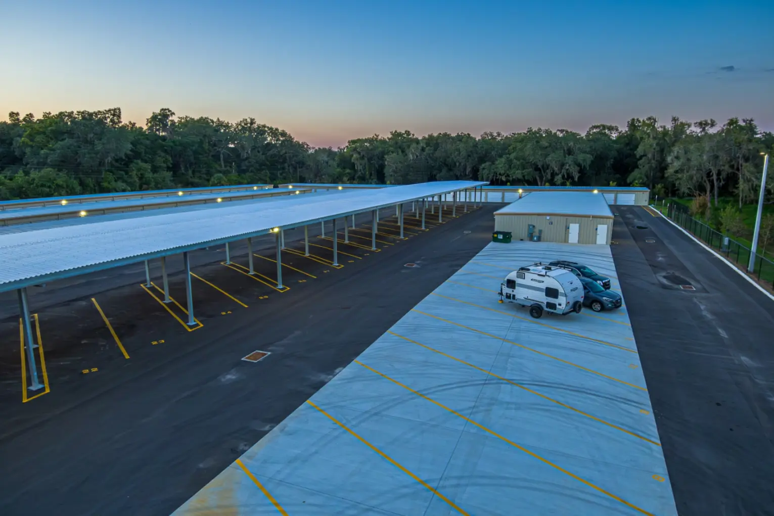 Parking at Compass Self Storage.