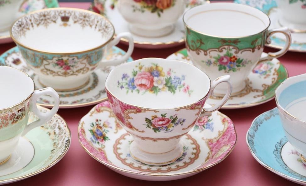 Fine china teacups