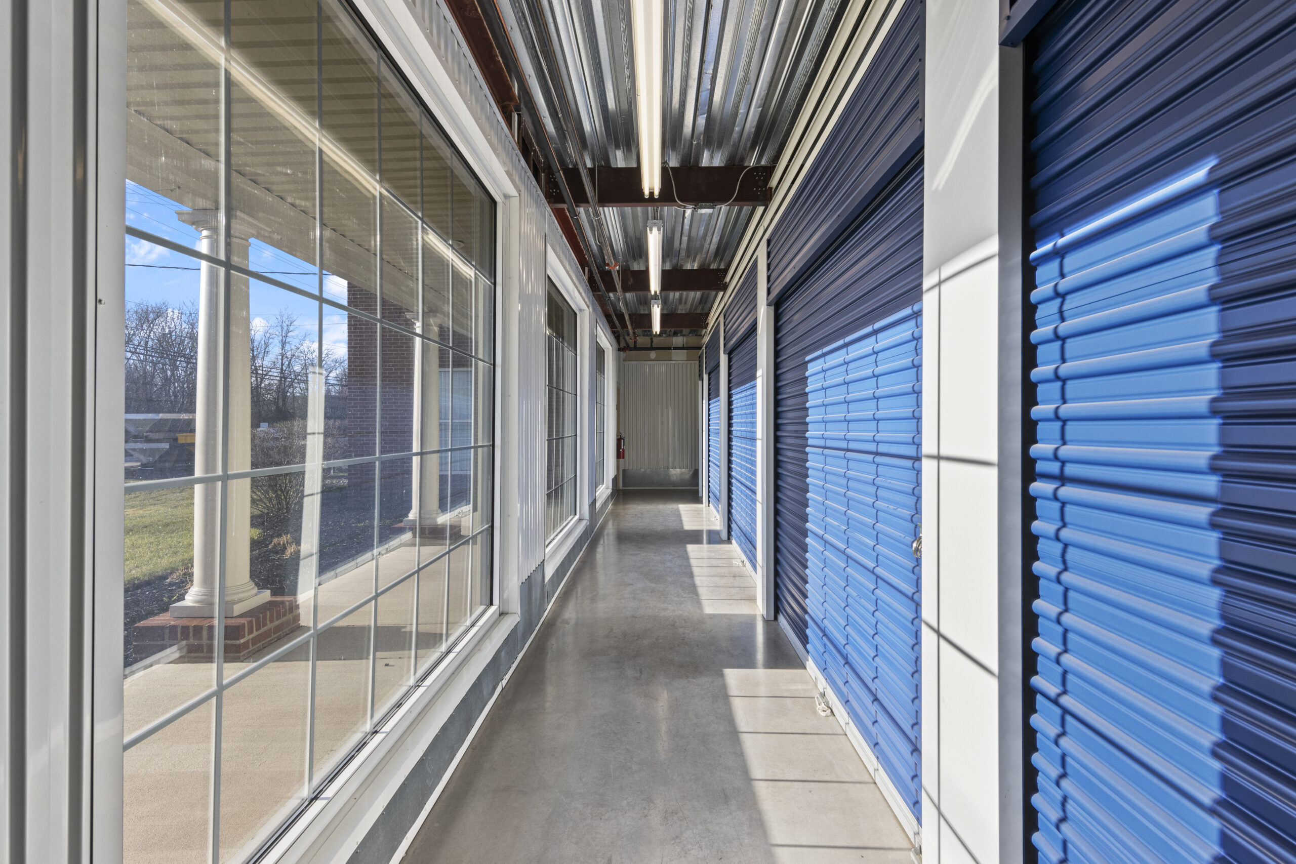 Indoor units at Compass Self Storage.