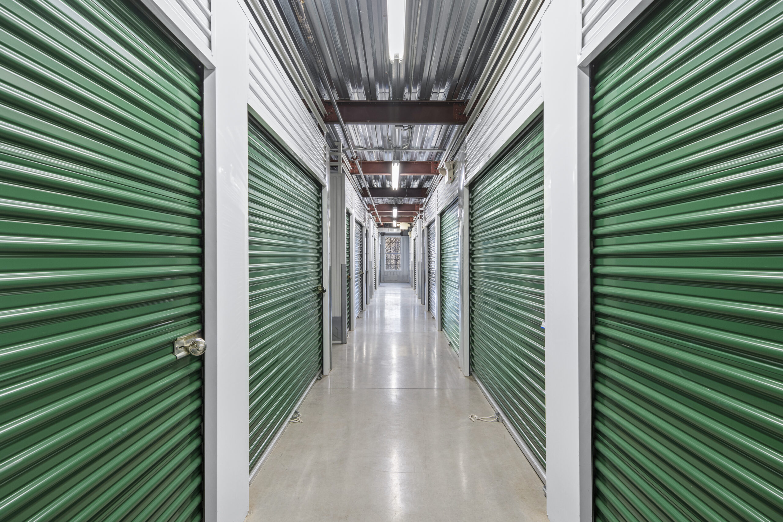 Indoor units at Compass Self Storage.