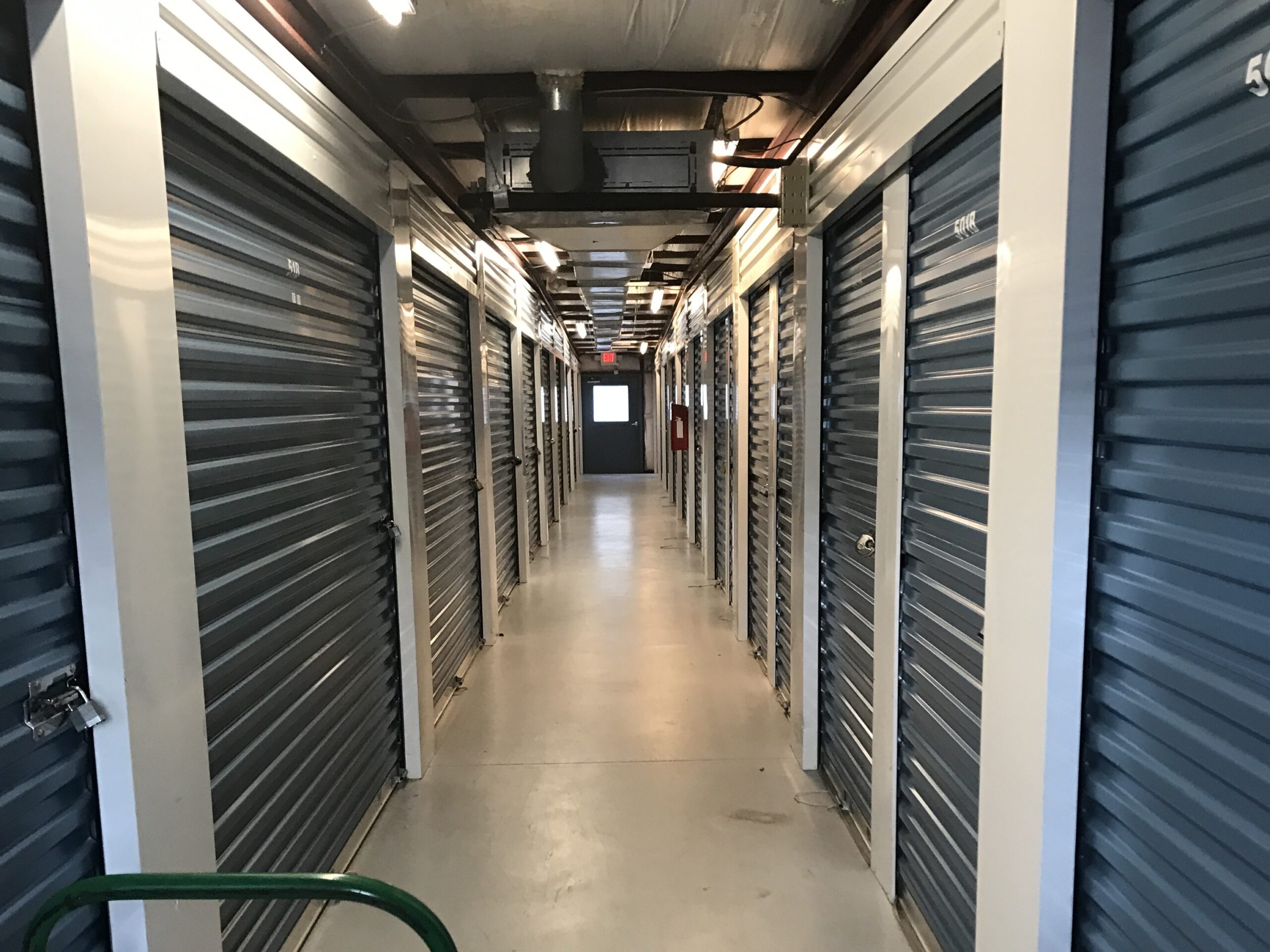 Indoor units at Compass Self Storage.