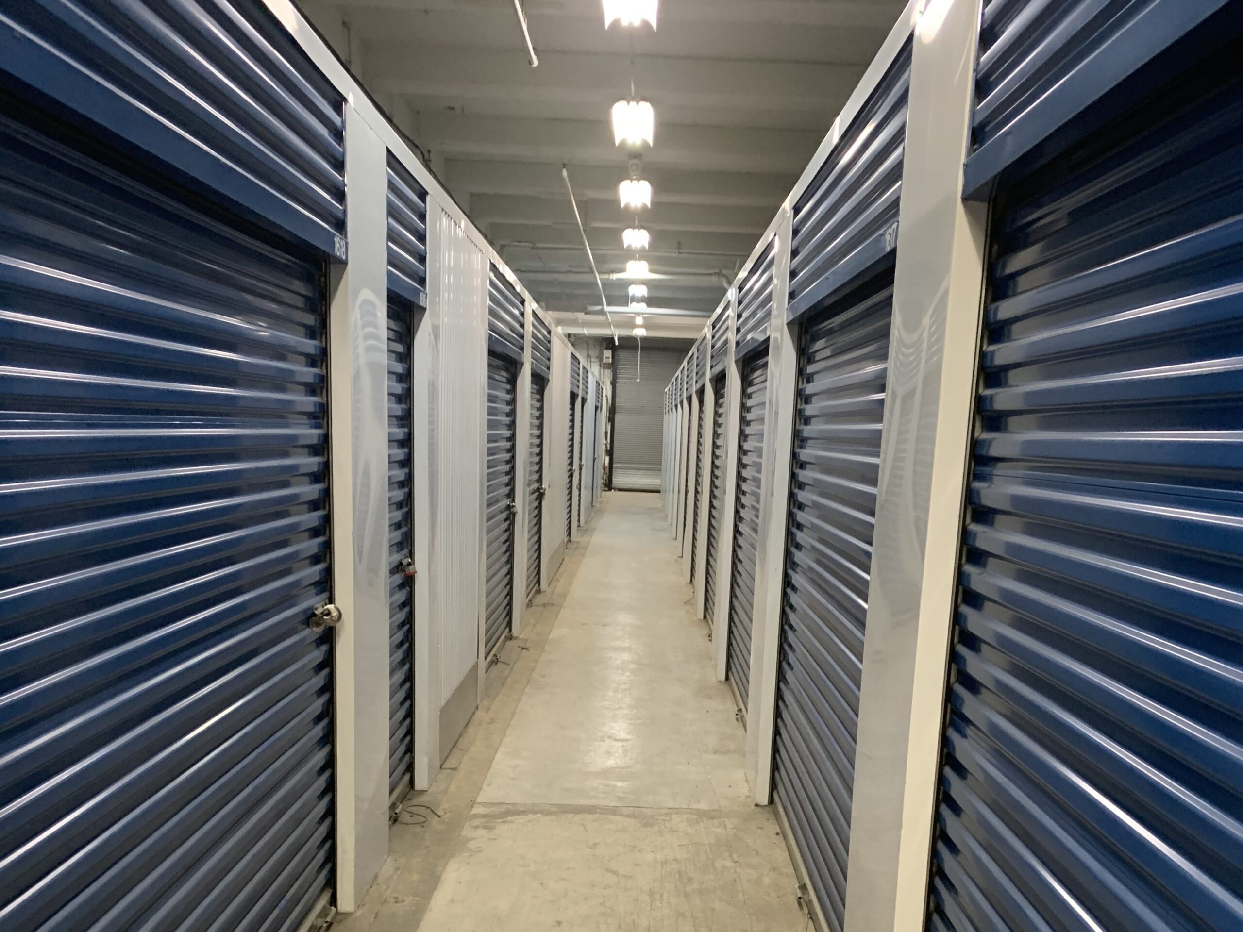 Indoor units at Compass Self Storage.