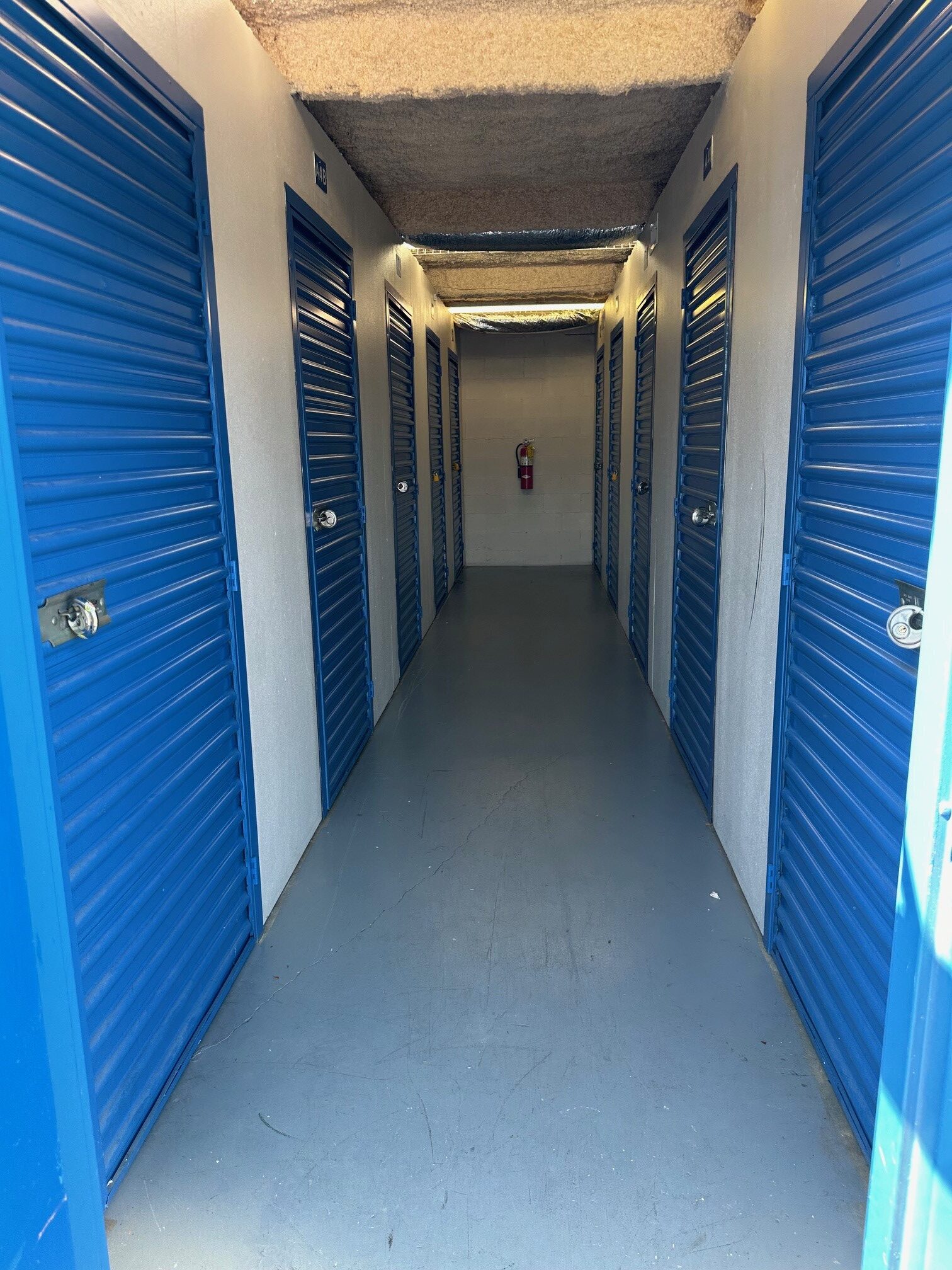 Indoor units at Compass Self Storage.