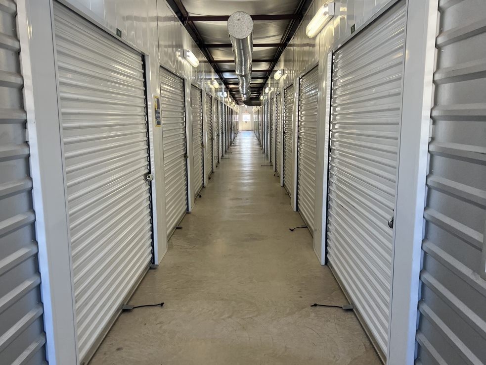 Indoor units at Compass Self Storage.