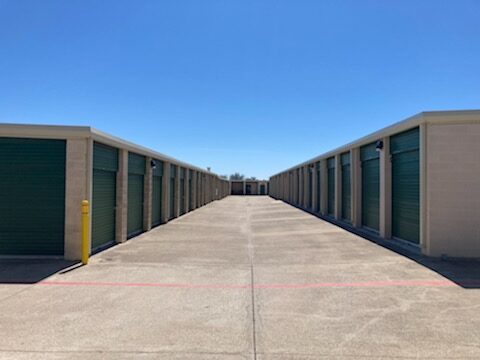 Hulen Street outdoor storage units.