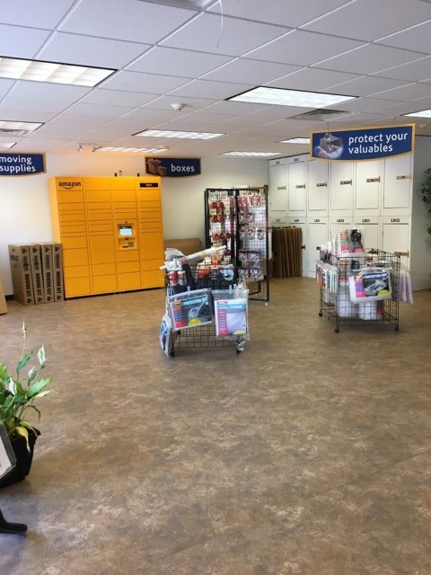 Packing supplies at Compass Self Storage.