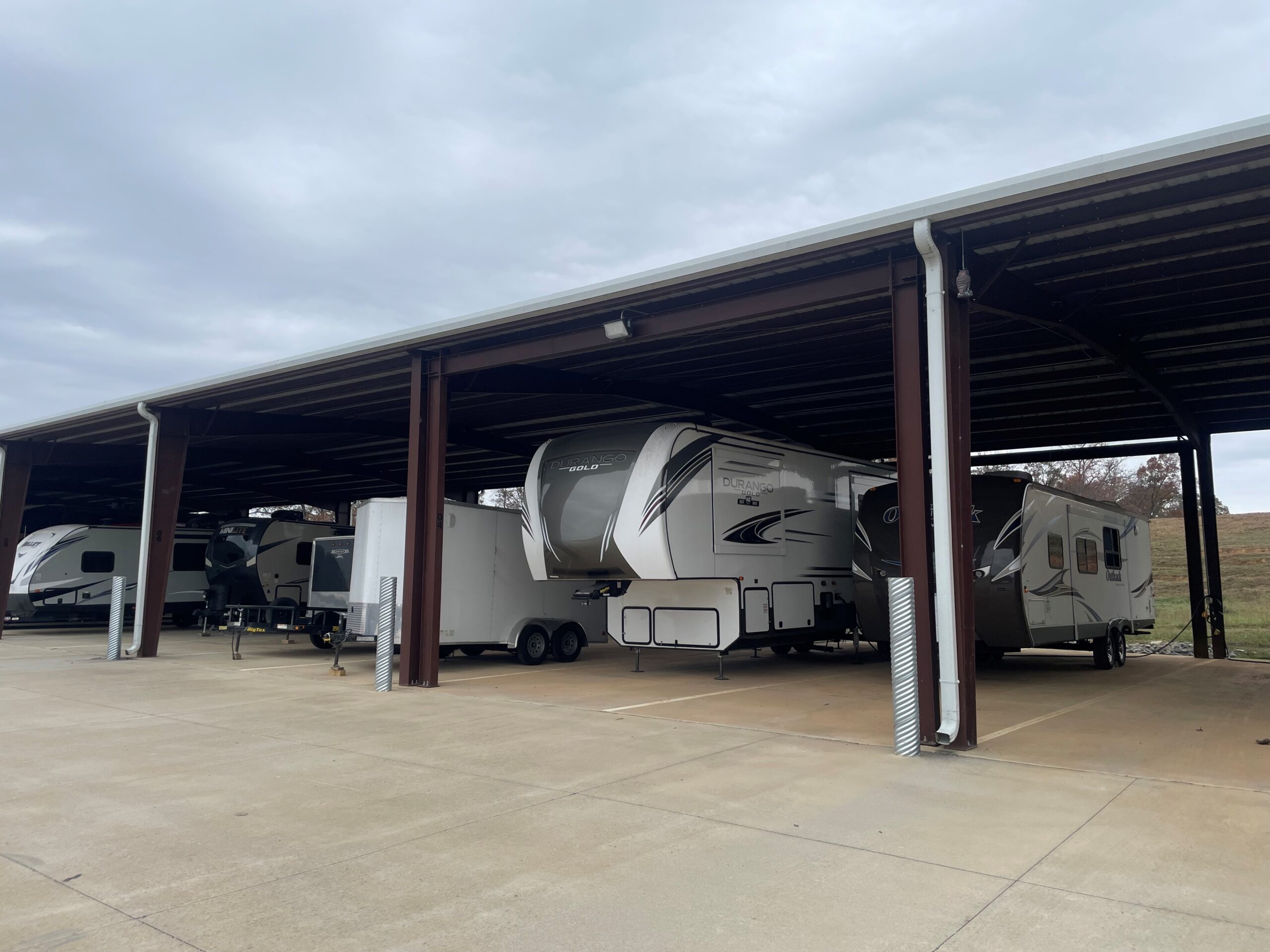 RV parking at Compass Self Storage.