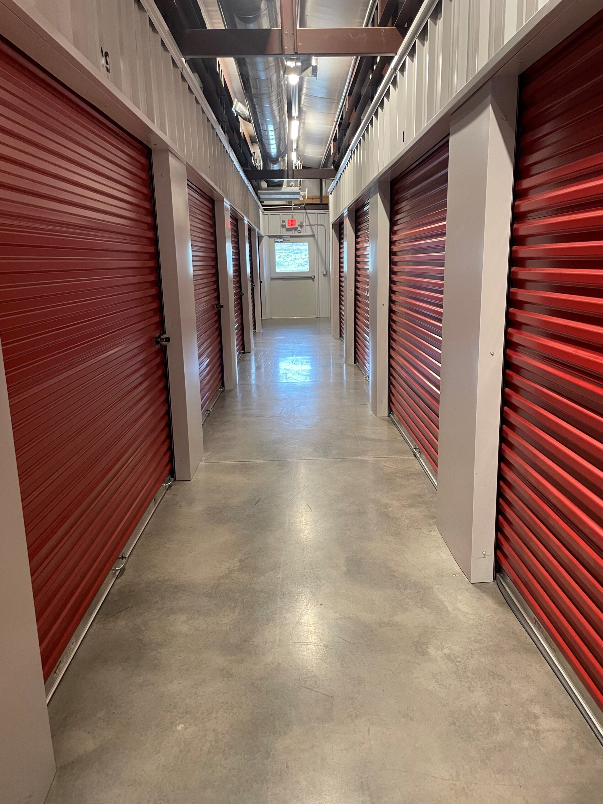 Indoor units at Compass Self Storage.