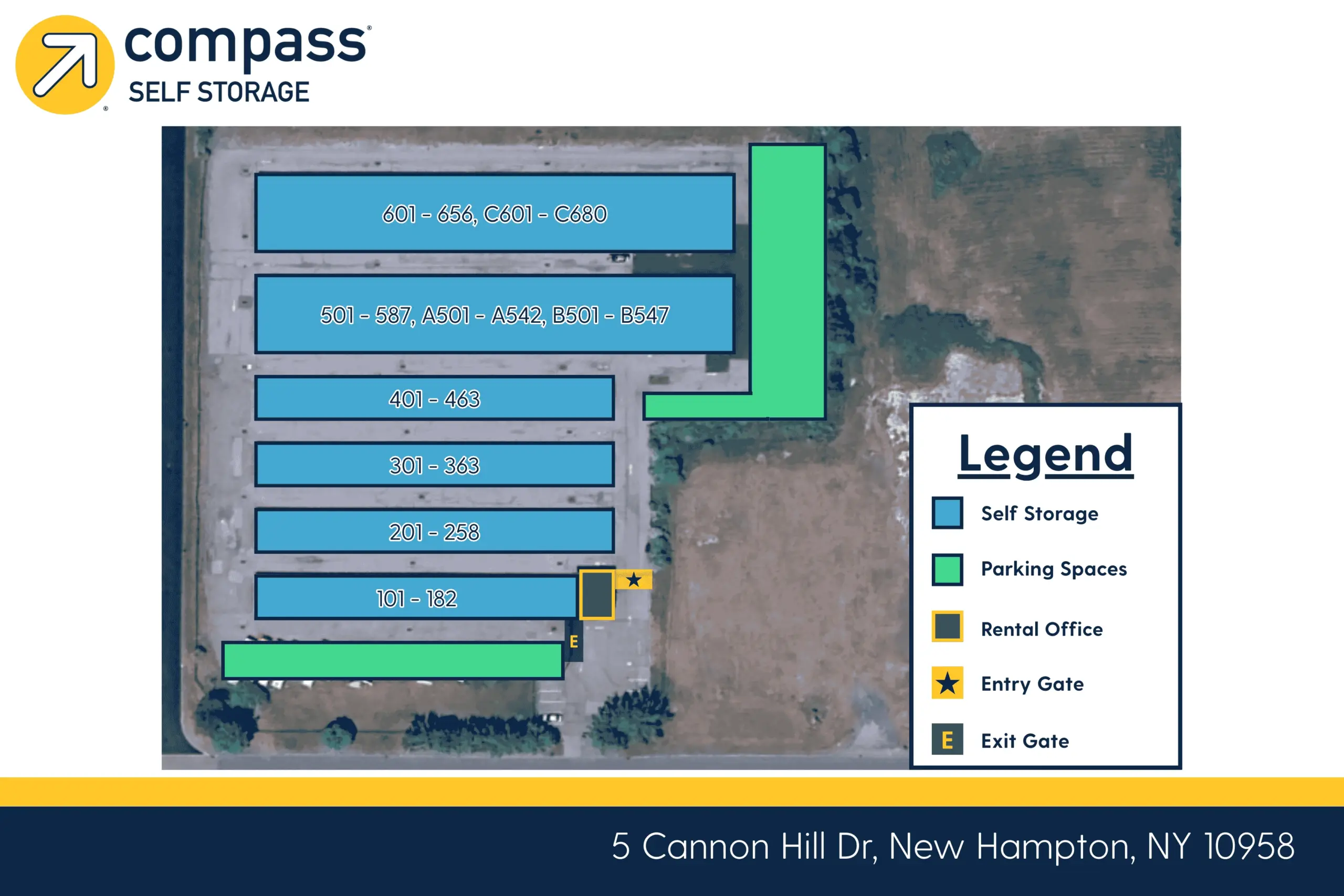 Self Storage Units in New Hampton, NY Near Goshen