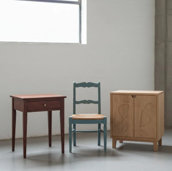 Furniture in storage.